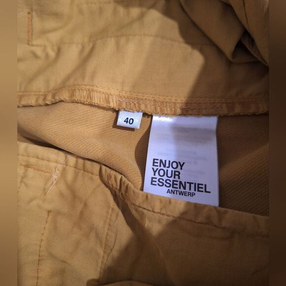 Essentials Tan Wide Leg Pants - Picture 4 of 10